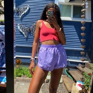 Lavender Swishy Shorts